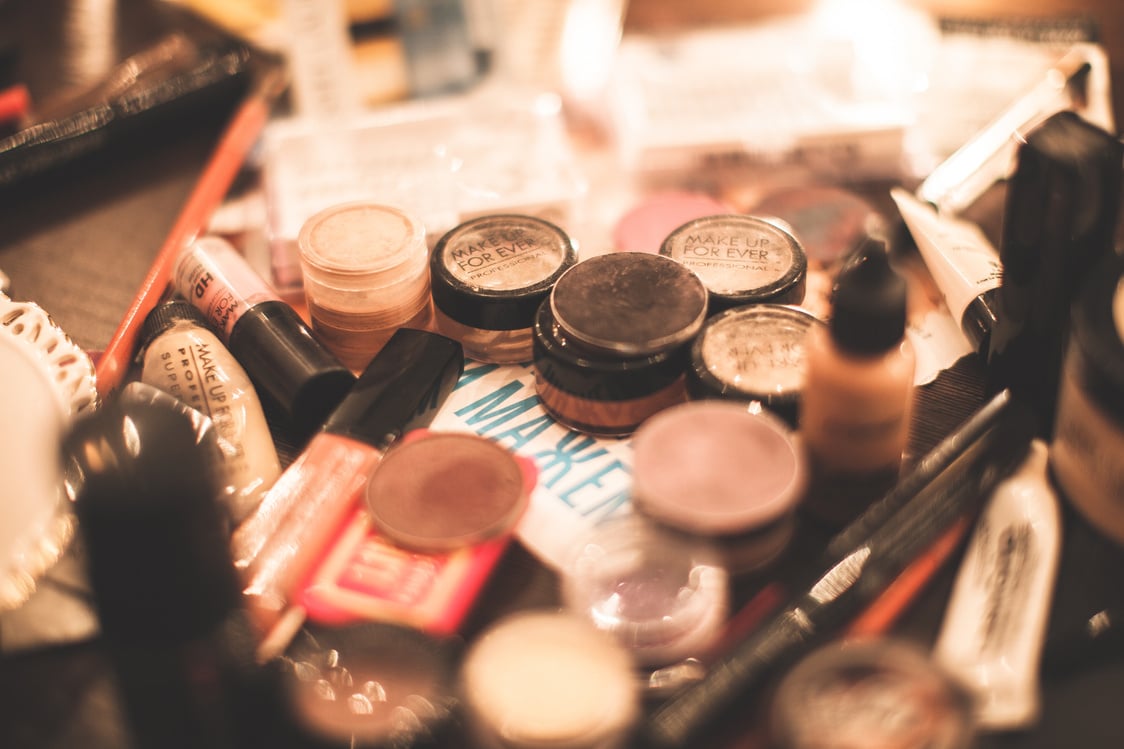 Close-Up Photograph of Cosmetic Products 